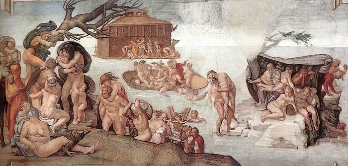 Michelangelo Buonarroti The Deluge china oil painting image